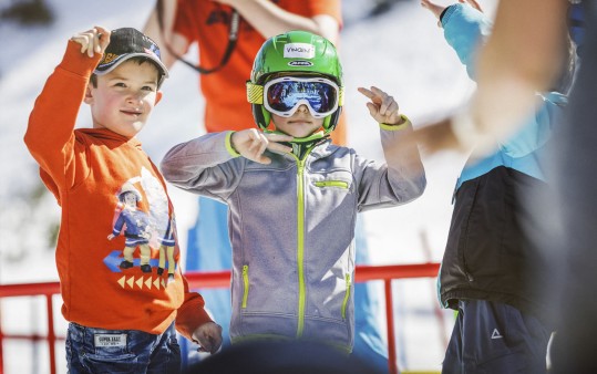 Siegertanz in der CSA Skischule Silvia Grillitsch