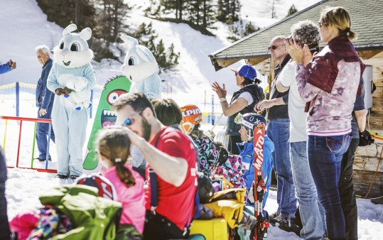 Party nach dem großen Skirennen in Obertauern
